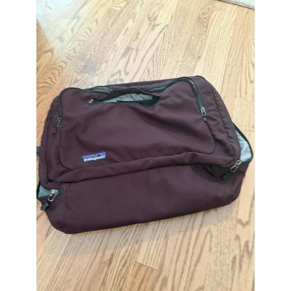 Patagonia MLC Maximum Legal Carry-On Travel Backpack 3-Way 45L Burgundy CLEAN